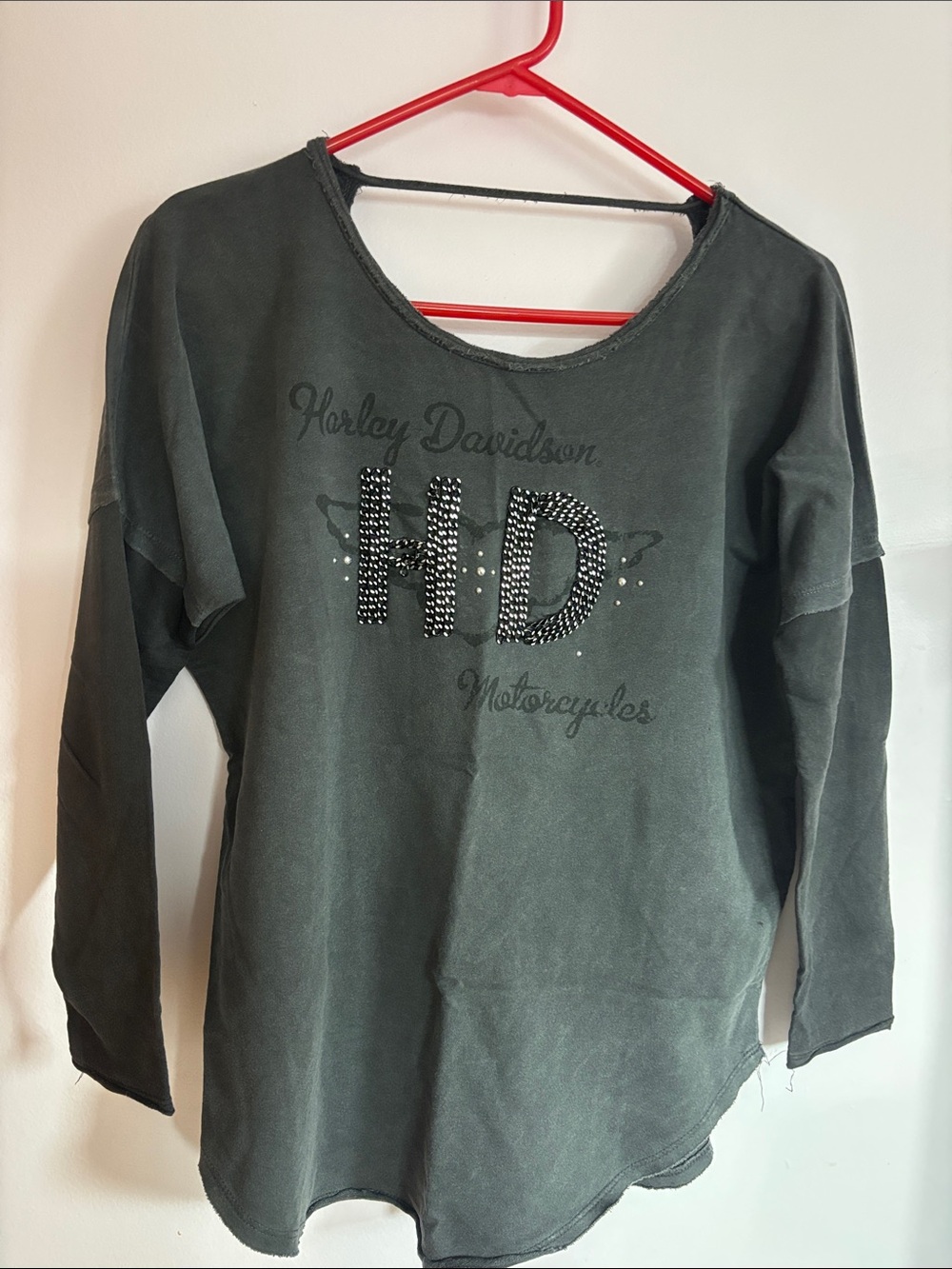 Harley-Davidson Long Sleeve Tee in Charcoal